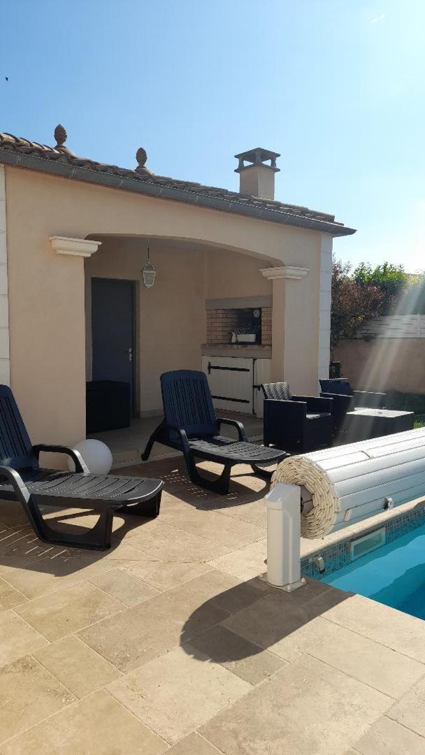 La Bastide Du Canal Avec Piscine Et Clim 卡尔卡松 外观 照片